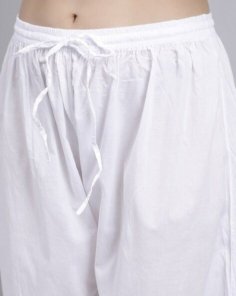 afghani loose fit shalwaar pants waist close up