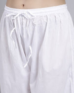 afghani loose fit shalwaar pants waist close up