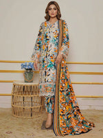 High quality breathable khaddar cloth used in Pakistani Eid dress