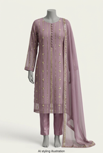 Lavender Shan-e-Sheeba full-outfit styling illustration