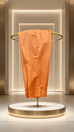 original raw silk trousers. 