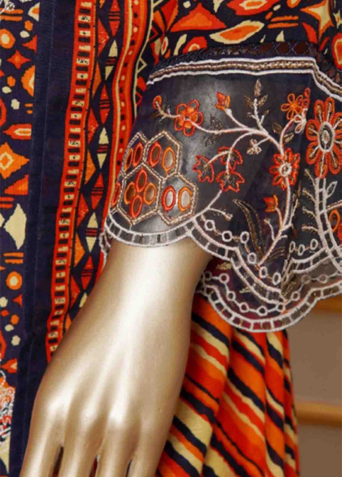 Pakistani 3pc khaddar dress with embroidered dupatta from new Eid collection 2025