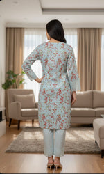 rear view of premium-khaddar-fabric-texture-3pc-pakistani-dress