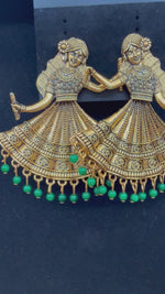 Famaza Couture dancing dolls earrings 