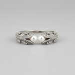 The Eleanor Pearl and Crystal Openable Cuff