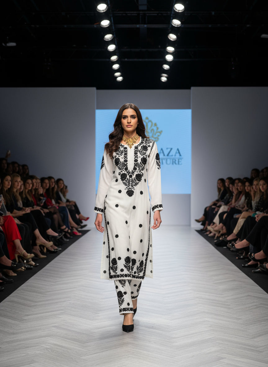 dress in a store setting 